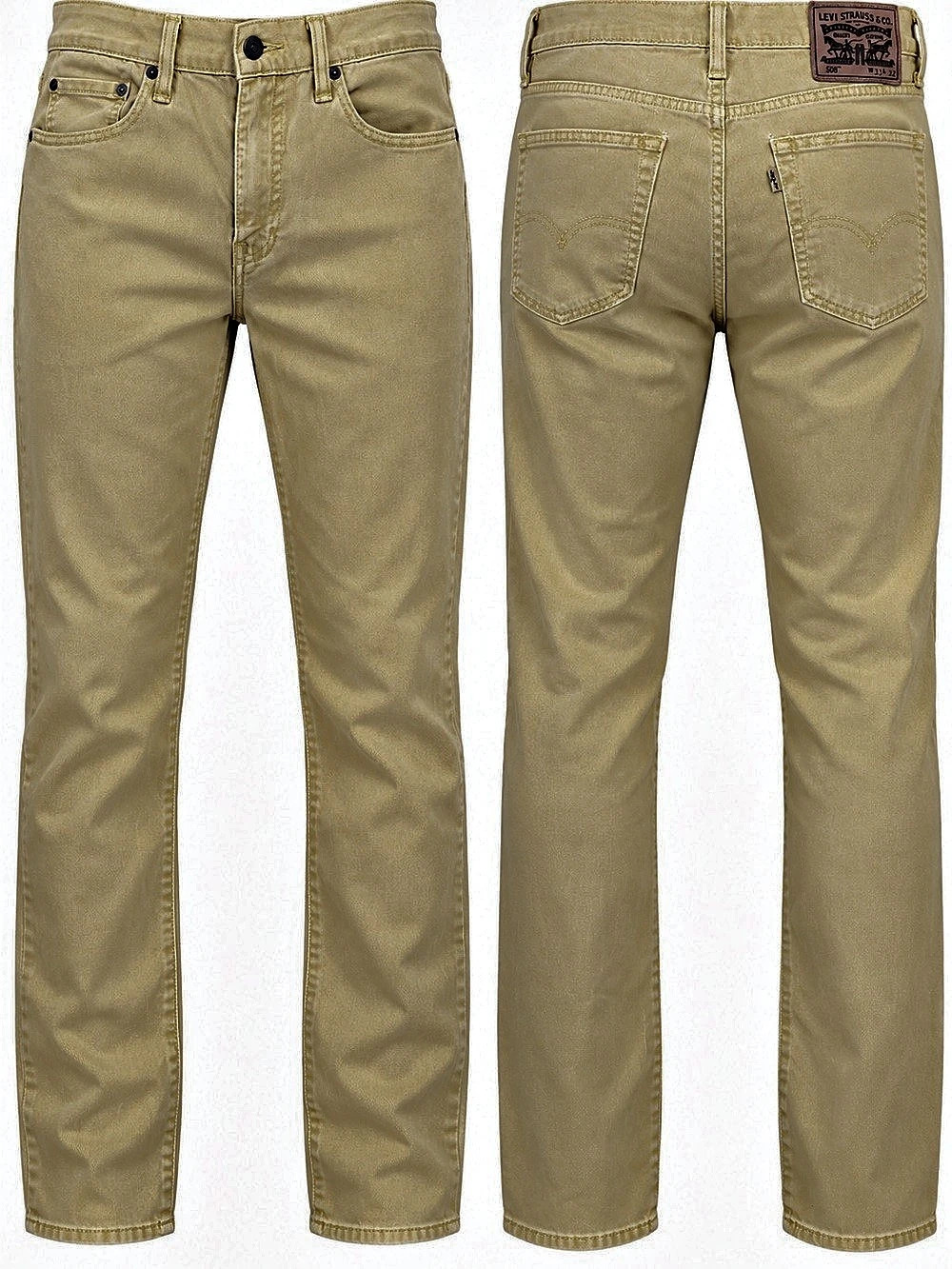 Levi’s 508 Men’s Jeans 33x32 Lemon Yellow Regular Taper Denim Pants